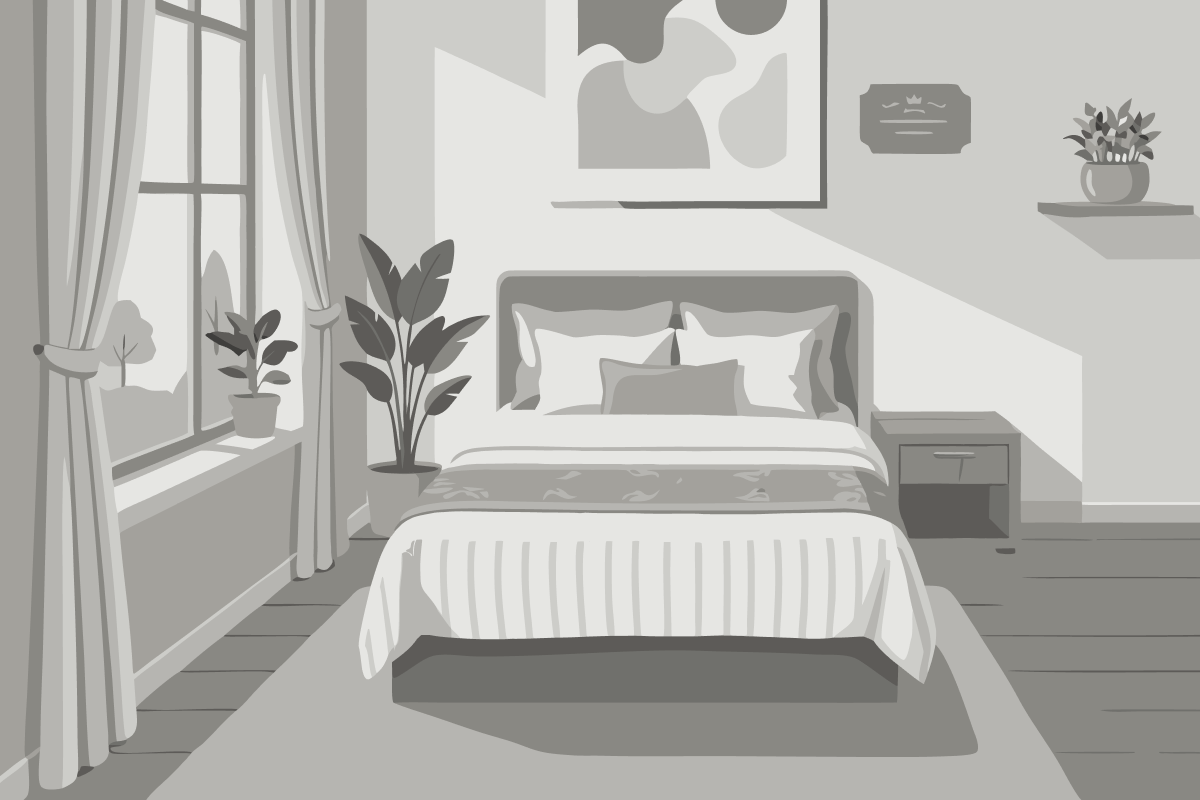 Quarto Quádruplo Standard com Ar-Condicionado